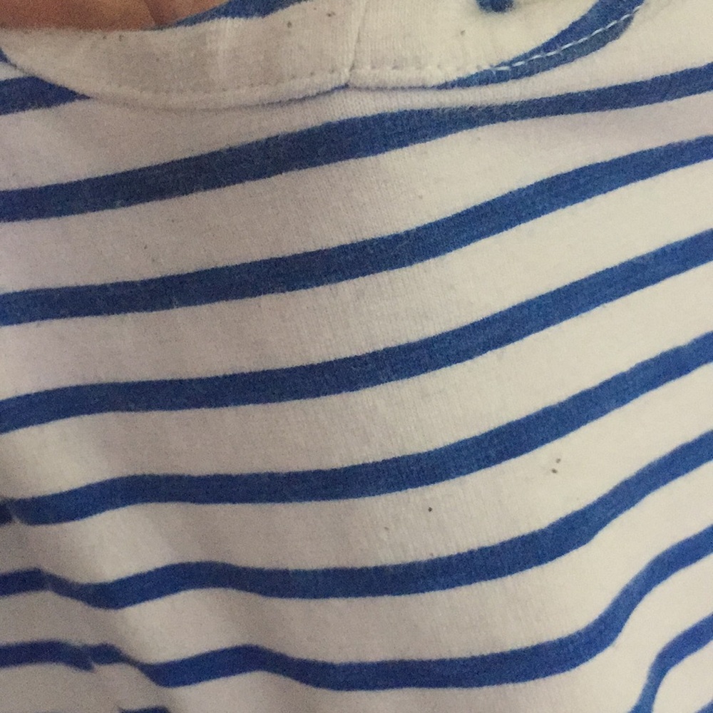 Jcrew blue Striped daybreak dress xl - Picture 3 of 5